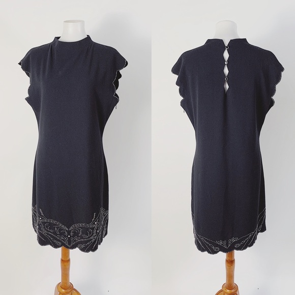 Ted Baker Dresses & Skirts - TED BAKER Hydi Embellished Scallop Edge Dress